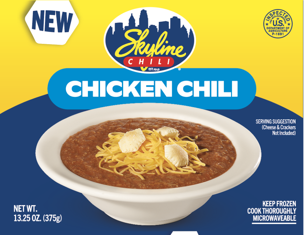 8 Pack Frozen Chicken Chili with Cheese